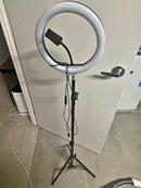 10" Phone Selfie LED Ring Light with Stand For Youtube Tiktok Makeup Video Live