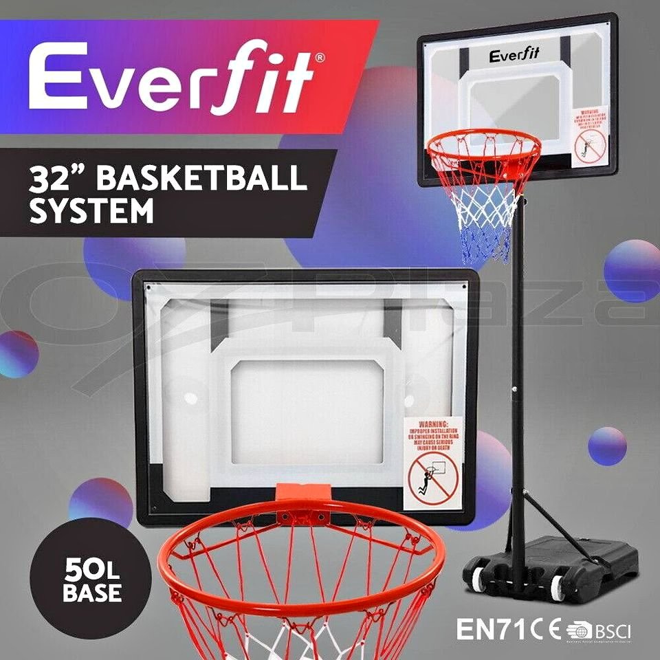 Pro Portable Basketball Stand System Hoop Height Adjustable Net Ring Kid
