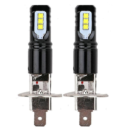 Car H1 LED Headlight Fog Light Beam Bulbs Globes 6500K White 8000LM 12V