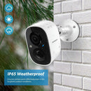 Wireless Battery Security Camera System WIFI Outdoor 1080P HD Rechargeable PIR