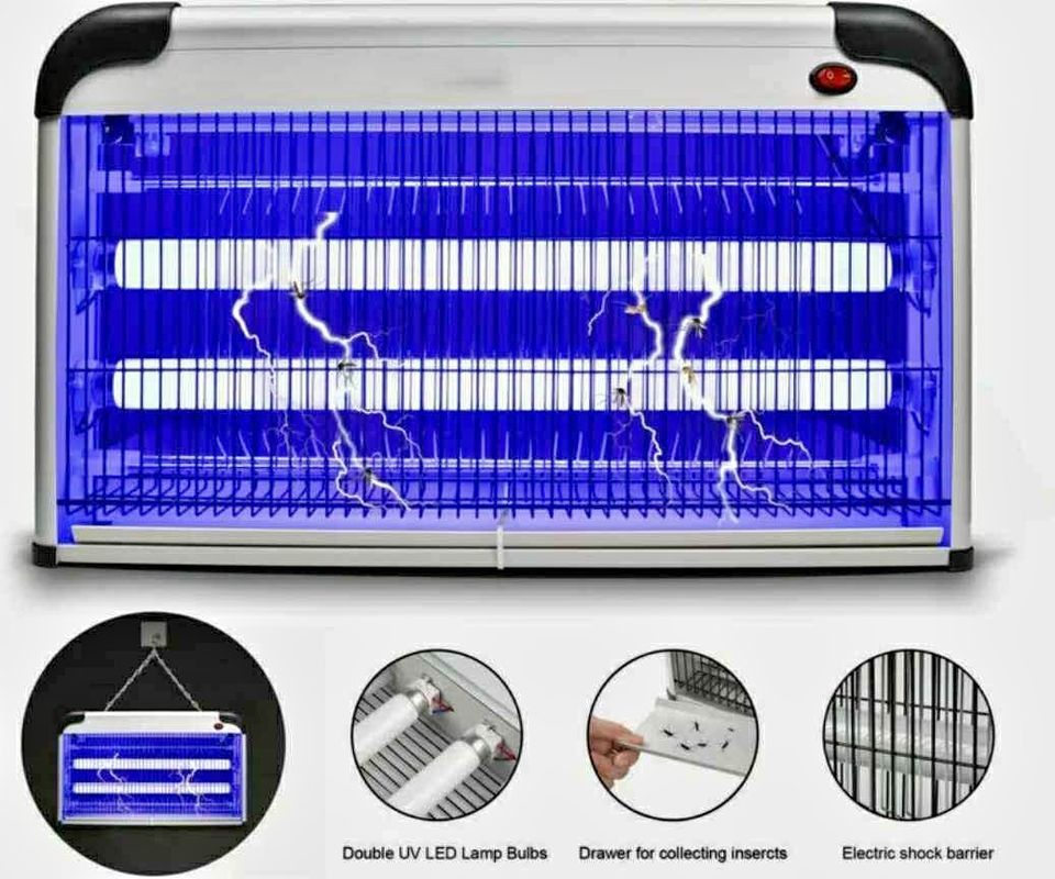 Electric UV Mosquito Insect Killer Lamp Indoor Indoor Fly Bug Zapper Trap Light