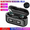 Bluetooth 5.0 Wireless Earphones Headphones TWS Earbud Stereo For IOS Android AU