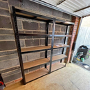 Garage Racking 5 Tier Shelving Unit Boltless Heavy Duty Metal Shelf Shed Storage