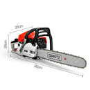 Brandnew 62CC Petrol Chainsaw 20" Bar Tree Pruning Chain Saw