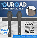 1.83M Sliding Barn Single Door Hardware Track Set Roller Kit