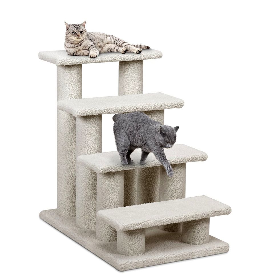 Pet Stairs Carpeted Ladder Ramp new