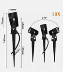 10X 12V LED Spotlights Landscape Outdoor Waterproof 5 W Garden Lights Floodlight
