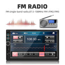 7" Double 2 DIN Bluetooth Head Unit Car Stereo Touch Screen Radio FM/TF/USB/AUX