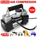 12V Air Compressor Car Tire Inflator Electric Pressure Pump For Auto Truck 4WD