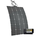 12V 250W Flexible Solar Panel Mono Caravan 10A Controller Camping Battery Charge