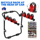 3 Bike Rack Foldable Bicycle Carrier Car Rear Trunk Bike Rack Universal