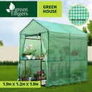 Greenfingers Greenhouse Garden Shed Walk in Green House 1.9X1.2M Storage Plant