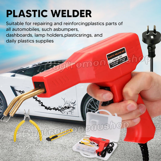 Handy Plastic Welder Garage Tool Repair Welding Kit Bumper Hot Stapler Machine