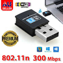USB Wireless N Wifi Adapter Dongle Network LAN Card 802.11N 300Mbps Windows 10