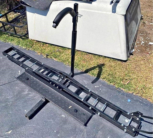 Motorcycle Motorbike Carrier Rack 2" Towbar Arm Rack Dirt Bike Ramp