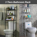 3 Tiers Toilet Shelf Bathroom Rack Over Laundry Washing Machine Storage Shelves