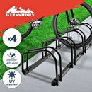 1 – 4 Bike Stand Bicycle Rack Storage Floor Parking Holder Cycling Portable
