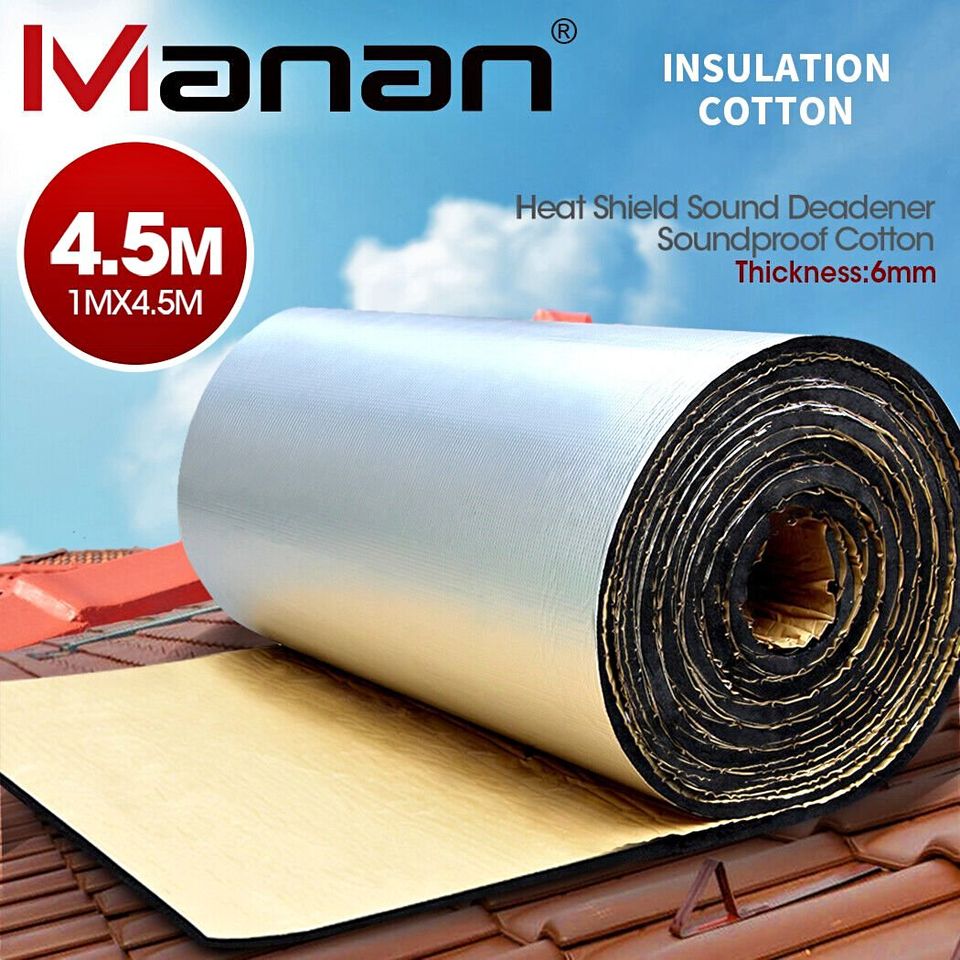 Sound Deadener Foam Roll 60% Thicker Car Heat Shield Auto Insulation Mat