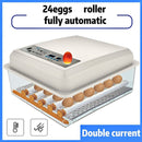 24 Egg Incubator Fully Automatic Digital Turning Chicken Duck Eggs Poultry
