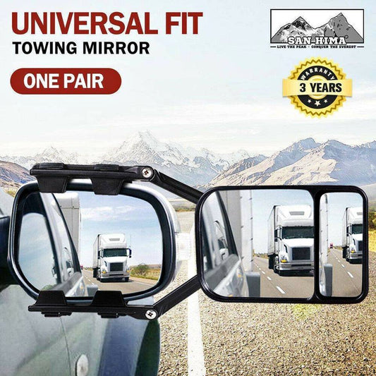 2x Towing Mirrors Clip Universal Multi Trailer Caravan Car Truck Vehicle 4WD