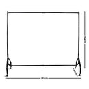 Artiss 6FT Clothes Rack Metal Garment Display Rolling Rail Hanger Airer Portable