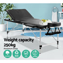 Massage Table Portable Aluminium Massage Bed Beauty Chair Therapy Folding
