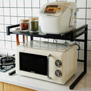 Microwave Shelf Kitchen Organiser Oven Rack Stand Storage Metal Cabinet Shelving