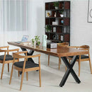 Steel table legs 72cm new black X shape