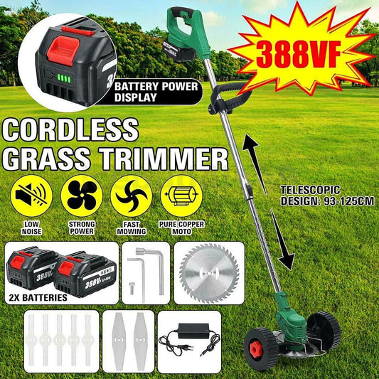 2800W Cordless Electric Grass Weed Trimmer Lawn Mower Whipper Cutter 35000rpm AU