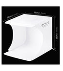 Photo box with LED lights