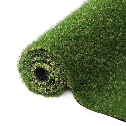 Artificial Grass Synthetic Fake Lawn Turf 2mx5m Plant 4-coloured 30mm
