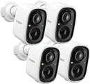Wireless Battery Security Camera System WIFI Outdoor 1080P HD Rechargeable PIR