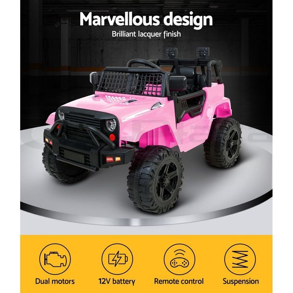 Kids Ride on Car Electric 12V Car Toys Jeep Battery Remote Control Toys