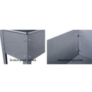 Greenfingers Garden Bed Galvanised Steel Raised Planter Box 100X80X30CM