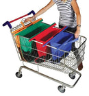 4Pcs Reusable Shopping Trolley Bags Eco Friendly Grocery Cart Carrier