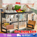 Dish Drying Rack Holder Drain Kitchen Caddy Drainer Storage Over Sink Organiser