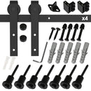 Sliding Barn Door Hardware Track Set 3m Antique Roller Kit Slide Home