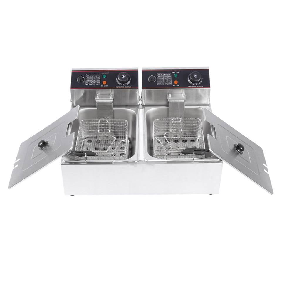 20 liter Commercial Electric Deep Fryer Twin basket -. 15 amp