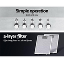 600mm 60cm Rangehood Stainless Steel Range Hood Home Kitchen Canopy