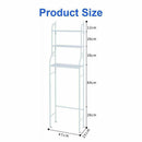 3 Tiers Toilet Shelf Bathroom Rack Over Laundry Washing Machine Storage Shelves