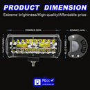 2x 7inch LED Work Light Bar Spot Flood Combo Work Driving Lights OffRoad 4WD 7"