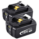 2X 18V 6.0Ah Battery 18V for Makita LXT BL1830 BL1850 BL1860 LITHIUM 194309-1 AU
