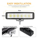 4X 12V LED Work Light Bar Flood Spot Lights Driving Lamp Offroad Car Truck SUV
