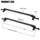 Universal Car Top Roof Rack Cross Bars Aluminum Alloy Aero Lockable 100CM AU