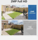 CCTV Security Camera System 1080P HDMI DVR 3000TVL Day Night Outdoor 2MP