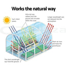 Greenfingers Greenhouse Garden Shed Walk in Green House 1.9X1.2M Storage Plant