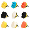 22Pcs 3" Polishing Pads Buffing Waxing Pad Polisher Drill Sponge Kit Set For Car
