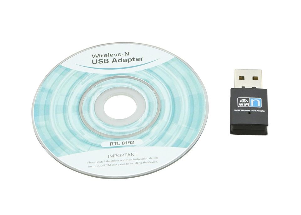 USB Wireless N Wifi Adapter Dongle Network LAN Card 802.11N 300Mbps Windows 10