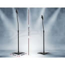 2pcs Speaker Stands Stand Studio Adjustable Height Mount Studio Floor Stage Home
