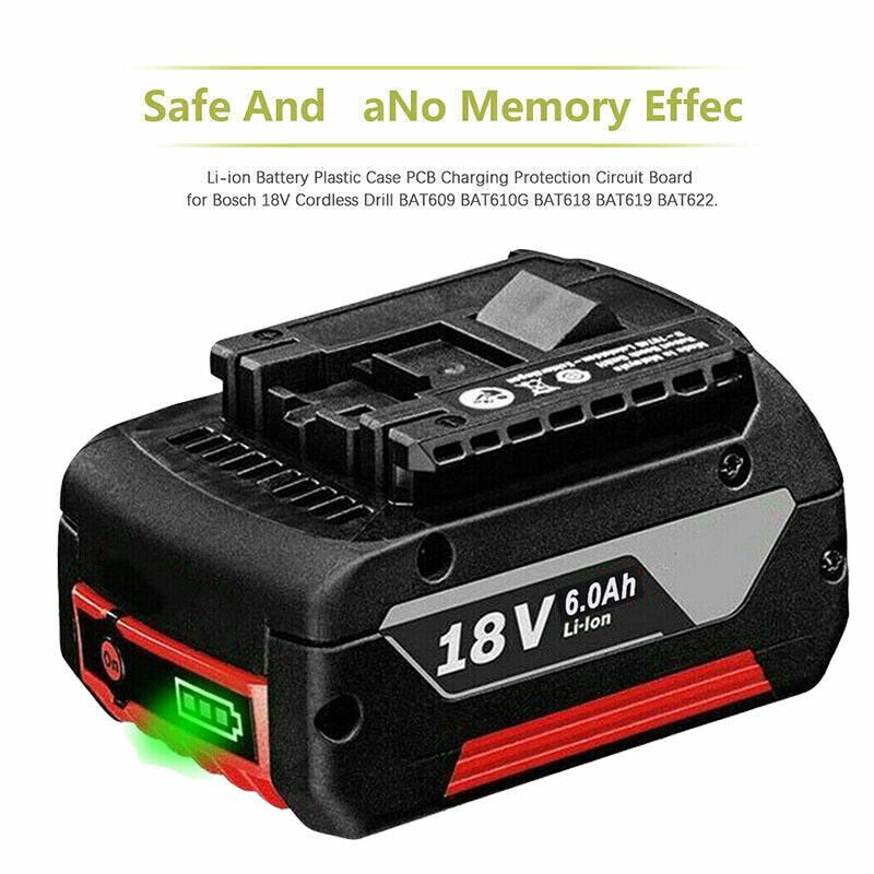 2X for Bosch Professional GBA 18V 6.0Ah Lithium-Ion Battery BAT609 BAT620 BAT610